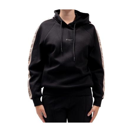 Guess, Hoodies Zwart, Dames, Maat:S