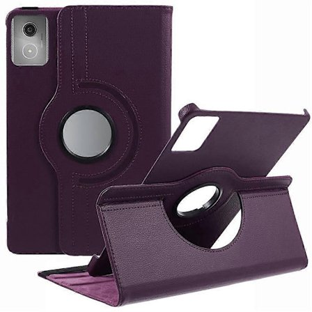 Yhteensopiva Lenovo Idea Tab Tablet TB336ZU, TB336FU / Xiaoxin Pad 11 2025 Kotelo Pyörivä Jalusta PU Nahka + PC Tabletin Suojus - Perfet Purple_MGF