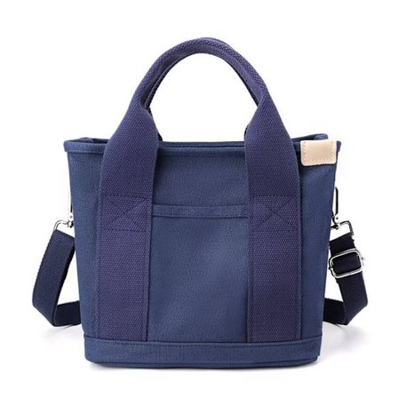 Kvinnor Crossbody Shouder Bag Multi-Pocket Tote Bag BLÅ