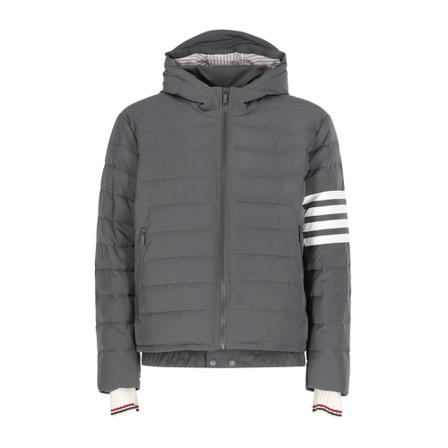 Thom Browne Down Jas , Grijs , Heren , Maat: 2XL