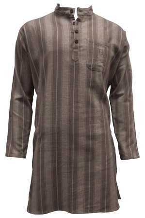 Halvor Bakke Nattskjorte Charleston-Hill Flanell brun S/M