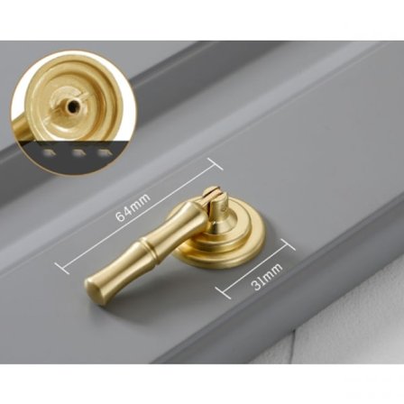 #Skabshåndtag gyldent messinghåndtag#