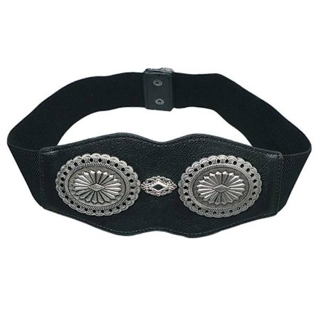 Elegant midjebelte for jenter, bankett idol kostyme smykker midje kroppssmykker for fest/klubb for jeans bukser belte svart