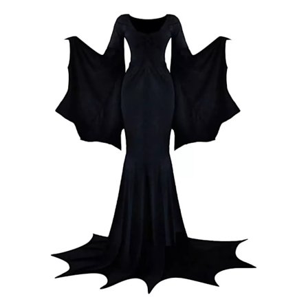 Addams Family Kostyme for Kvinner, Morti Vampyrkjole