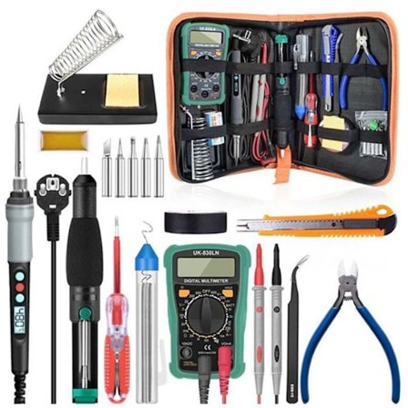 90W Digitalt Display Elektrisk Loddeboltsett 18-Deler Justerbar Temperatur 100-480 Med YYV