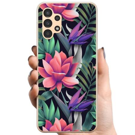 Samsung Galaxy A13 TPU Mobilskal Blommor