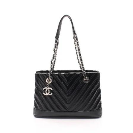 Chanel Vintage Pre-owned Shoulder Väska svart, Dam Vintage Väskor, Dam, Storlek: ONE SIZE