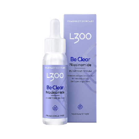 L300 Niacinamide Be Clear Purifying Serum & specialbehandling Unisex 30 ML