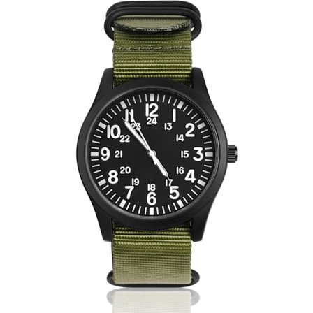 Herre klokke, militær klokke, analog kvarts klokke glød i mørket klokker felt utendørs sport herre armbåndsur