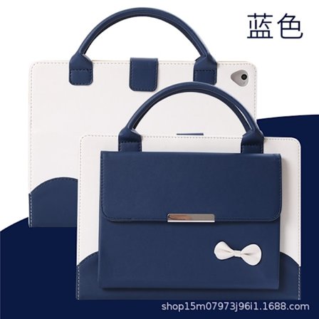 Fodral för iPad 9.7 inklusive pro9.7, vidsträckt blått, portabelt stöd i flera nivåer