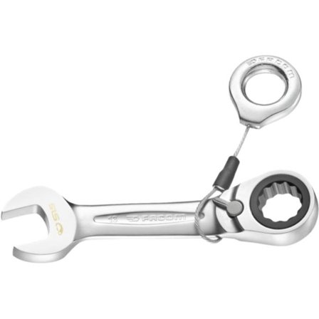 Facom 467S.11SLS U-ringnyckel med spärr och kort skaft 11 mm, längd: 103,5 mm, Handverktyg