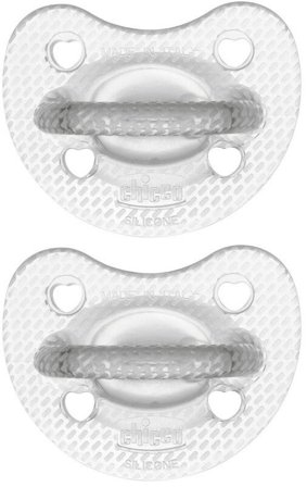 Chicco Gommotto Silicone Crystal 6-16 Mesi 2 Pezzi