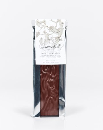 Sjokoladebar - Vegansk - Amazonas 61 % - 100 g - Summerbird Organic