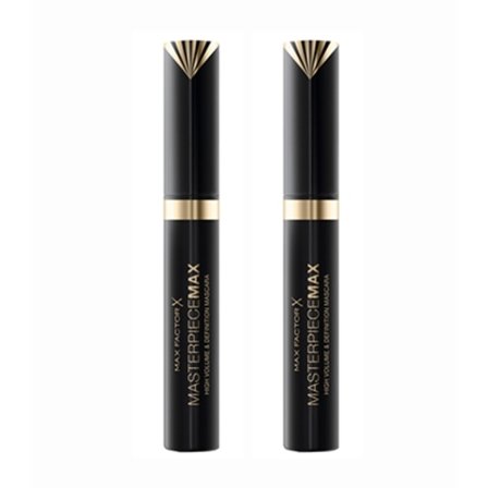 Nytt 2-pack Max Factor Masterpiece Max Mascara Svart 7.2ml Svart Svart Svart Svart Svart