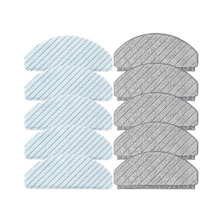 10 st torkmoppdukar för Deebot Ozmo T10/t10 Plus robotdammsugare tillbehör ersättning