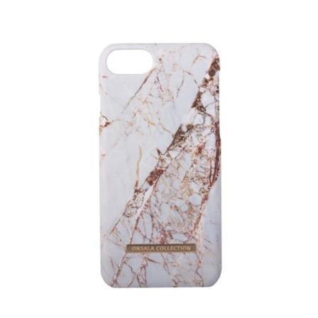 Onsala Mobilskal Soft White Rhino Marble - iPhone 6 / 7 / 8 / SE Vit