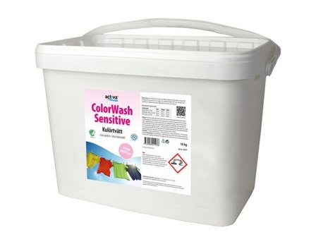 Activa Tvättmedel ColorWash Sensitive 10kg - Lyreco - Städ och hygien - Tvättmedel och klädvård - Tvättmedel