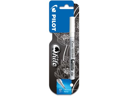 Pilot SuperColor Markeringspenn permanent Hvit, Markere & markører