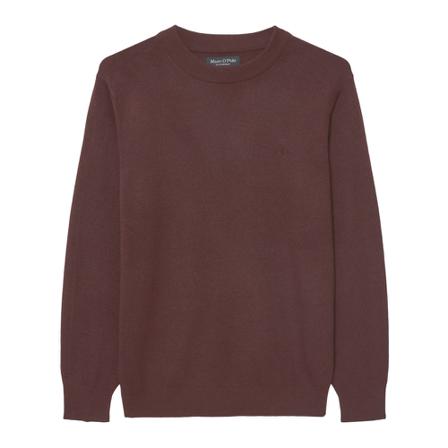 Marc O'Polo, Round-neck Knitwear Rood, Heren, Maat:S,Polyamide