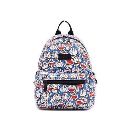 Doraemon ryggsekk, 28cm × 14cm × 36cm tegneserie studentveske fash