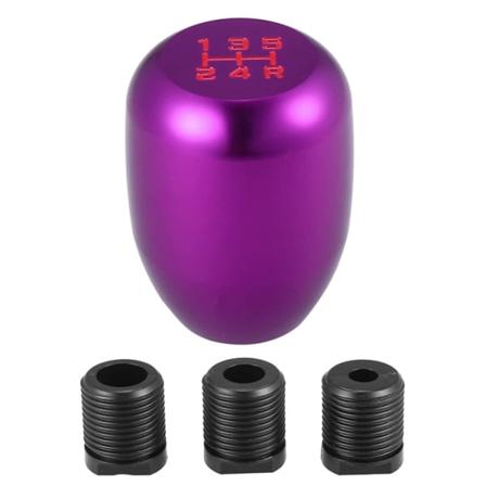 Gearskifteknap, 5-trins gearstang med 3 adaptere (8mm/