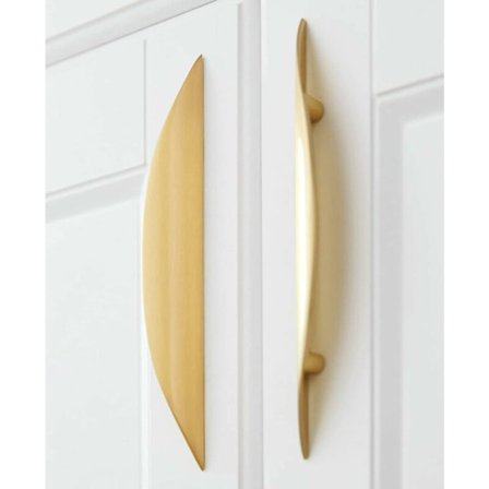 Sæt med 2 huller 64 mm køkkenskuffe håndtag dørhåndtag zink