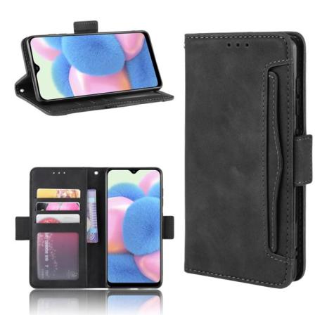 Samsung A41 Plånboksfodral Pu-läder 6-fack Winston V3 Svart