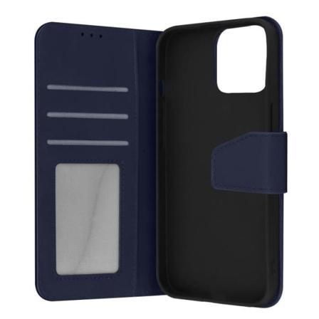 iPhone 13 Pro cover Premium læder Kortholder Support funktion Video midnatsblå