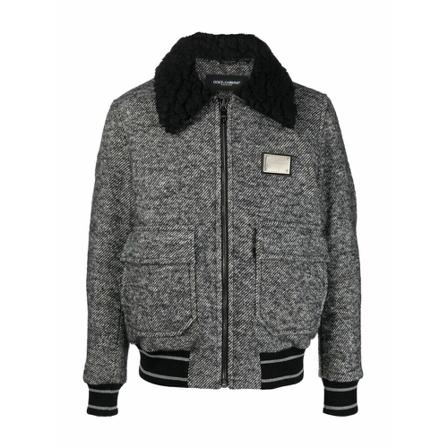 Dolce & Gabbana Bomber Jakke Grå, Herre