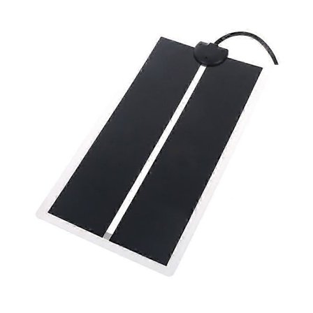 1 stk. 7W Varmematte for reptiler, justerbar temperatur, varmematte for reptiltank, kompatibel med skilpaddeøgle med US-plugg