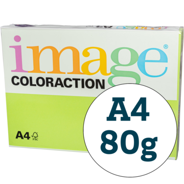PAPIR COLORAC LIMEGRØNN A4 80G