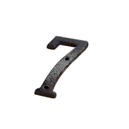 7 Skilt Jern Antik Metal Dørnumre 0-9 Diy Dekor