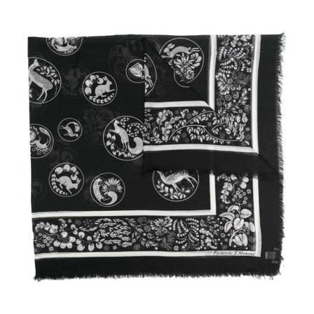 Lanvin, Silky Scarves Czarny, Kobieta, Rozmiar: ONE Size
