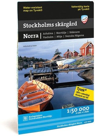 Calazo Sjö- & Kustkarta Stockholms skärgård - Norra