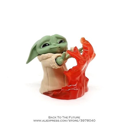 Disney Star Wars 4-6cm Toy Master Baby Yoda Darth Pvc Action Figur Anime Figurer Collection Mini Toy Model För Barn Present C