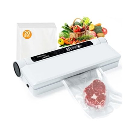 Vakuumforsegler med 20 lufttætte poser fra Cuich