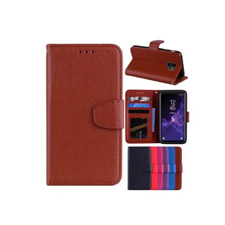 Samsung Galaxy S9Plus - Fodral med Plånbok (Slitstarkt) Brun