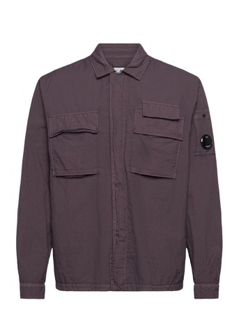 C.P. Company Lens Detail Shirt - Burgundy - XL