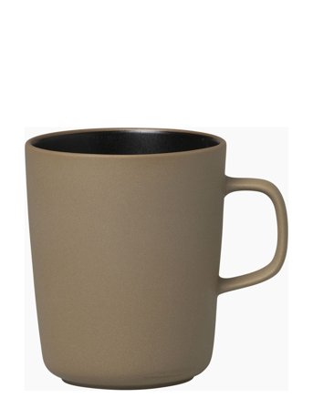 Marimekko Home Oiva Mug 2,5 Dl - Brown - 25 cl