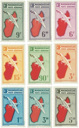 Madagaskar - YT PA16-24, kort