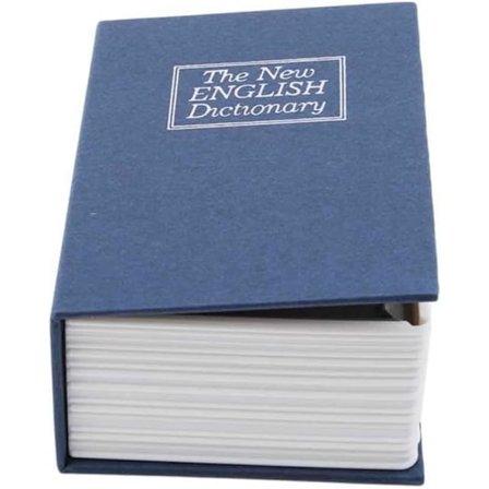 Hemmelig Pengeboks med Kombinationslås - Skjult Opbevaring til Penge og Nøgler, Dekorativ Privatlivsbeholder, Tyverisikker