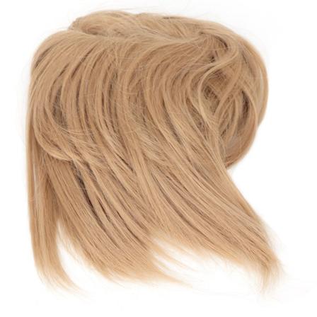 Moderigtigt rodet knoldhår med bånd Tykt pjusket updo syntetisk hår Scrunchies forlængelse til kvinder pigerQ17-18