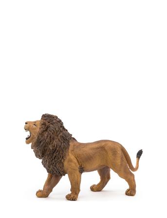 Lion Roaring Toys Playsets & Action Figures Animals Brun Papo