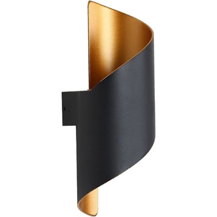 Moderne vandtætte LED-væglamper til udendørs brug 10W 3000K varm hvid aluminium væglampe veranda lys udendørs sort lys til trappegelænder Pat