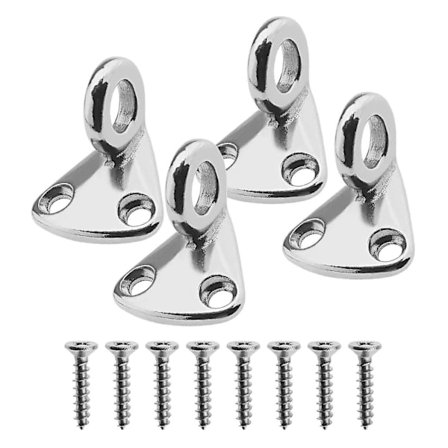 /EA/316 Rostfritt Stål Båtfenderfäste Med Skruv För Vägg Tak (silver) (4st)