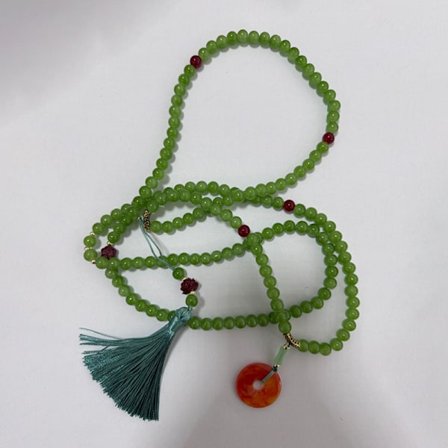 Retro Etnisk Halsband Pärlstav Tofs Choker Natursten