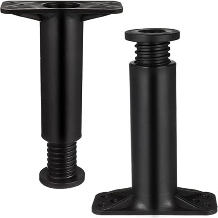 2 stk justerbar høyde midtstøtte ben seng midtplate tungt støtte ben stål møbelfot for sengeramme sofa møbler