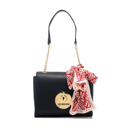 Moschino, shoulder bag Czarny, Kobieta, Rozmiar: ONE Size