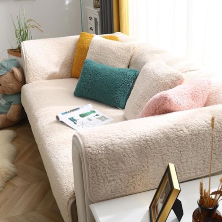 Premium Samettisohvan Päälliset, Liukumattomat Sohvan Suojukset, Huolelliset ja Hienot Sohvan Päälliset, Sohvatyynyn Päälliset Makuuhuoneeseen, 