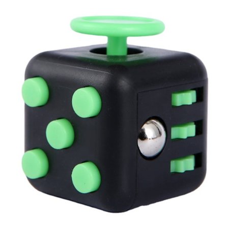 Fidget Cube - Pink/sort farvet